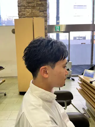 ショート メンズ シャドウパーマ/メン ズカット/だいじゅのヘアスタイル