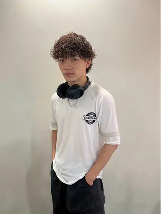 ショート パーマ メンズ特化/茅ヶ崎 style磯貝裕介のヘアスタイル