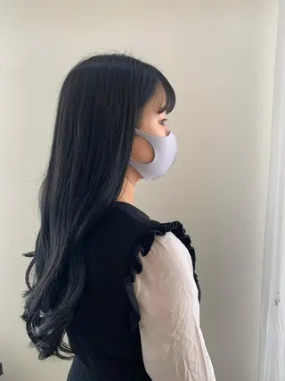ロング カラー 韓国🇰🇷髪質改善 Chisaki치사키のヘアスタイル