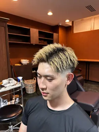 ショート パーマ メンズ growth天神店【グロウ】所属・growth MIKIYAのヘアスタイル