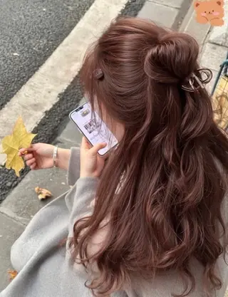 ロング カラー 艶モテ・韓国スタイル 🤍りんのヘアスタイル