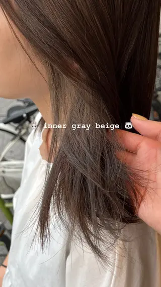 カラー aGland  taupe所属・🎧平野 ゆか🎧のヘアスタイル