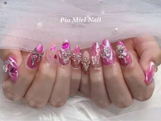 ネイル HANA 長さだしのネイルデザイン