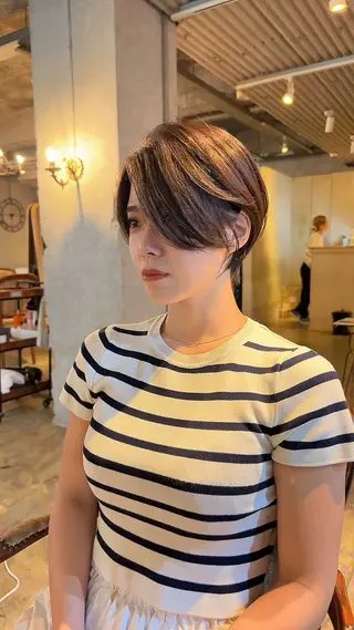 ショート 鹿児島ショート 飯母のヘアスタイル