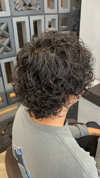 ショート パーマ 【fiti】 小野寺 航大のヘアスタイル