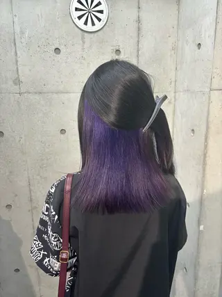 ショート カラー ハイトーン/メンズ/ ウルフ特化 小松のヘアスタイル