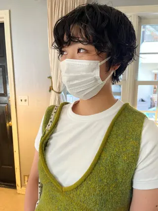 ショート パーマ NOUN所属・eri kinjoのヘアスタイル