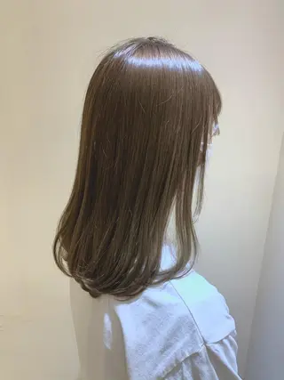 セミロング カラー ヘアアレンジ 店長/ 加藤 流菜のヘアスタイル