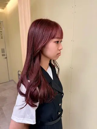 セミロング カラー 伶風/ボブ/ ヘーゼルベージュのヘアスタイル