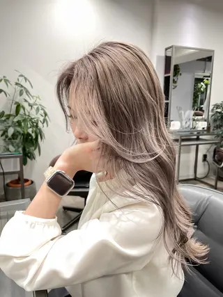 ロング カラー カラー指名No.1 土井新治❄️のヘアスタイル