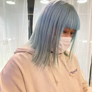 ミディアム カラー 韓国ヘア🦋 MIYUのヘアスタイル