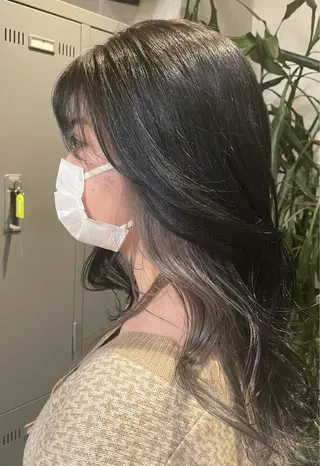 セミロング EIGHT 野々市 イトウミサキのヘアスタイル