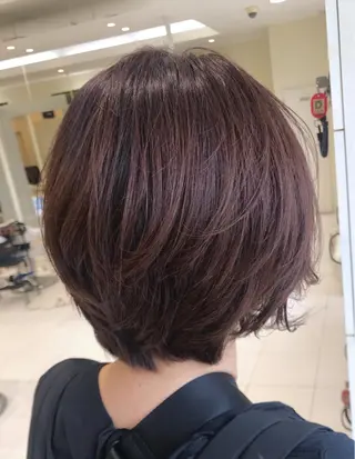 ショート カラー パーマ 岡田詩織 MODE Ks松原店のヘアスタイル