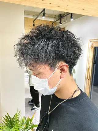 パーマ メンズ QOL 立川所属・トレンドパーマ‼️ NAOKI💥のヘアスタイル