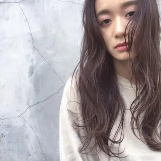 ロング カラー レイヤーカット BLend 渋谷のヘアスタイル