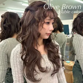 ロング 韓国透明感カラー 🫧SHIHO🫧のヘアスタイル