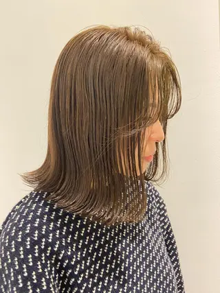 ミディアム ボブ/透明感カラー 🧸YUI❤️のヘアスタイル