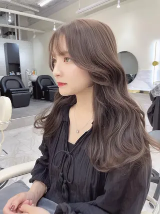 セミロング カラー ヘアアレンジ 髪質改善支持率 NO.1🫧松野力也のヘアスタイル