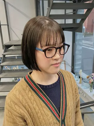 ショート 仲村安葉/暖色カラー 透明感カラー🧊のヘアスタイル