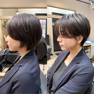 ショート ショート/縮毛矯正 /大宮/惇平のヘアスタイル