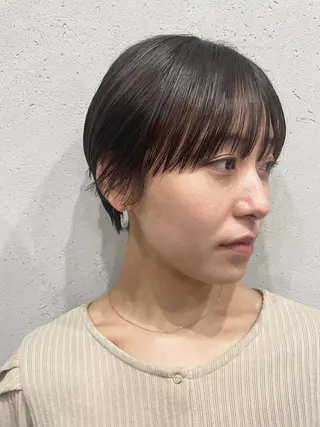 ショート カラー 吉田一輝 外国人パーマのヘアスタイル