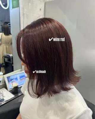 ショート ボブ／"質感再生"艶 カラー🫧sHOMaのヘアスタイル