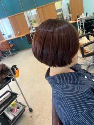 ショート アグヘアニコ大垣所属・山口 日和のヘアスタイル