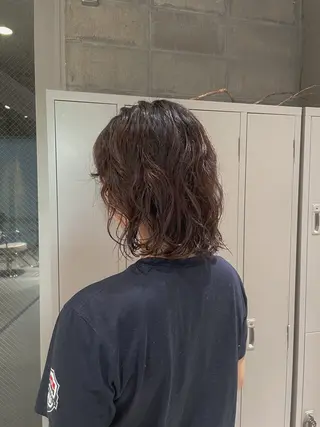 ミディアム パーマ 艶髪🌿🫧 yukakoのヘアスタイル