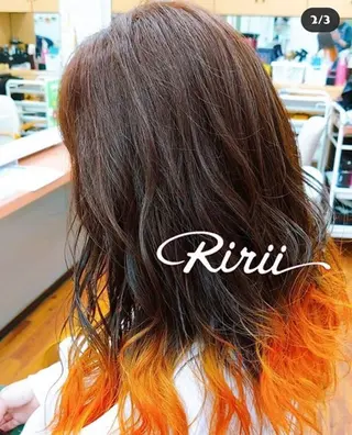 ロング カラー 工藤 和也のヘアスタイル