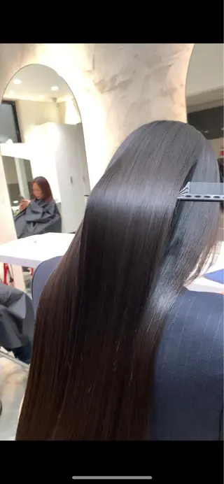 ロング ✨コテ巻き風パーマ ✨川合佑哉のヘアスタイル