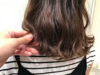 ミディアム カラー 韓国風スタイル 🍓MIZUKI🍓のヘアスタイル