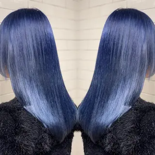 セミロング カラー パーマ ヘアアレンジ メンズ キッズ ネイル マツエク・マツパ 髪質改善×ハイトーン 中田啄也のヘアスタイル