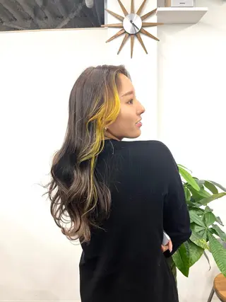 ロング カラー ヘアアレンジ HIROKO / 透明感暖色カラー🎀のヘアスタイル