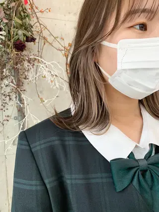 カラー SAKURA 原宿所属・なかの たくみのヘアスタイル