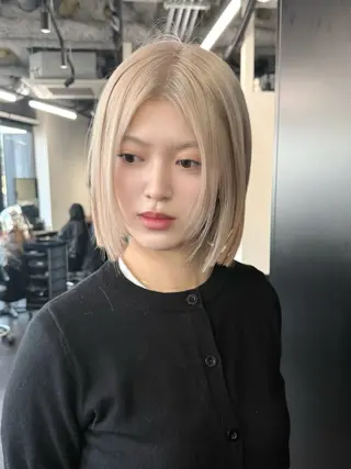 ミディアム 秋山 輝星のヘアスタイル