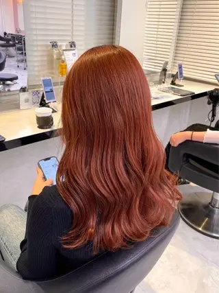 カラー 暖色メンズレディース 🍓優 音のヘアスタイル