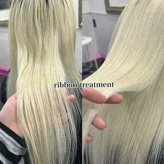 ロング ハイトーン/ウルフ /エクステ/ましろのヘアスタイル