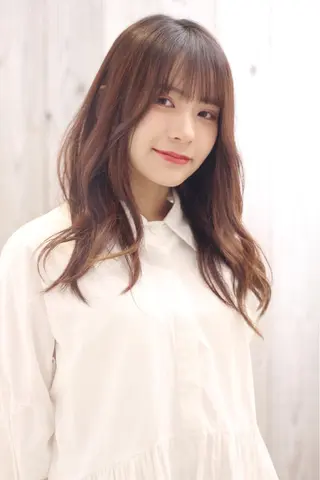 セミロング 石沢 知康のヘアスタイル