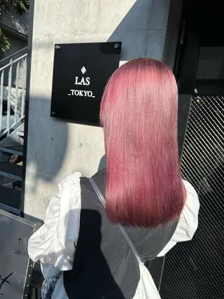 ミディアム 🫧シールエクステ/ 艶カラー🫧アサミ️のヘアスタイル