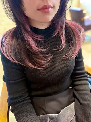 セミロング カラー Calenda/ パーソナル美髪サロンのヘアスタイル