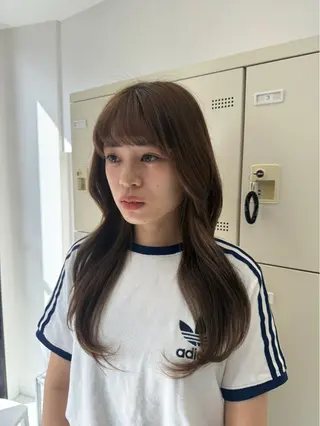 ロング カラー 海外girl/ハイト ーン/riko🫧のヘアスタイル