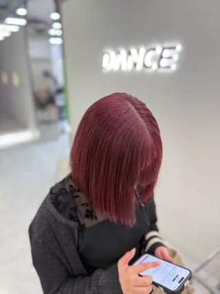 カラー 透ける透明感カラー 🎀anju/渋谷のヘアスタイル