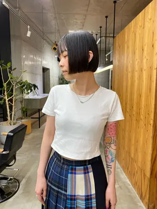 ショート カラー ヘアアレンジ son hair HIROEのヘアスタイル