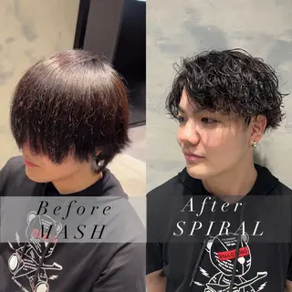 ショート バレイヤージュ職人 🔥代表YU-SHIのヘアスタイル