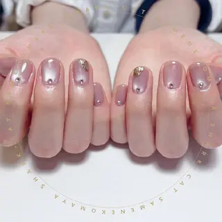 ネイル サメ猫 マーヤのネイルデザイン