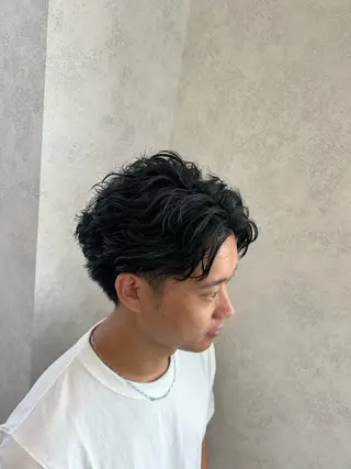 ショート パーマ TABOO.i 早野太郎のヘアスタイル