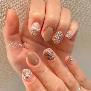 ショート カラー キッズ ネイル マツエク・マツパ アイブロウ メンズ ease NAIL SALONのネイルデザイン