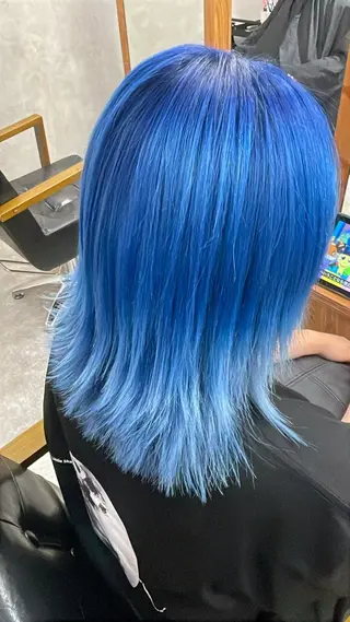 ミディアム カラー 荒川 桃花のヘアスタイル