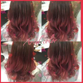 ロング カラー 韓国ヘア得意❤︎森澤 悠佳のヘアスタイル