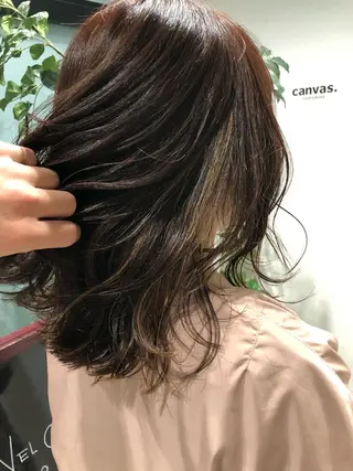 ミディアム カラー ✨上品可愛い 垢抜けカラー/後藤✨のヘアスタイル